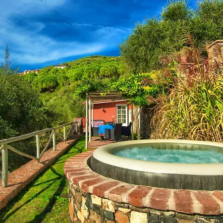 Ferienhaus One Bedroom House With Jacuzzi Terrace And Wifi At Diano San Pietro